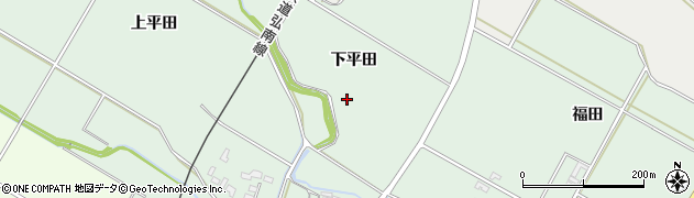 青森県平川市小和森（下平田）周辺の地図