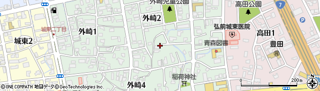 外崎幼児公園周辺の地図
