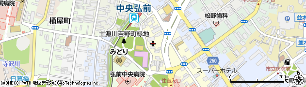 青森県弘前市住吉町5周辺の地図