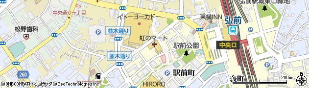 虹のマート石崎食料品店周辺の地図