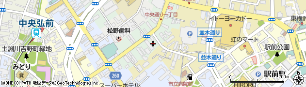 青森県弘前市代官町19周辺の地図