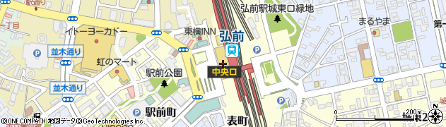 キャンドゥ弘前駅ビル店周辺の地図