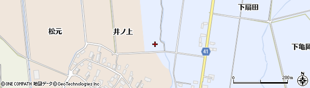 青森県平川市館山川合周辺の地図
