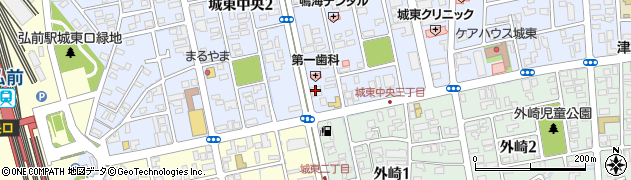 青い森信用金庫城東支店周辺の地図