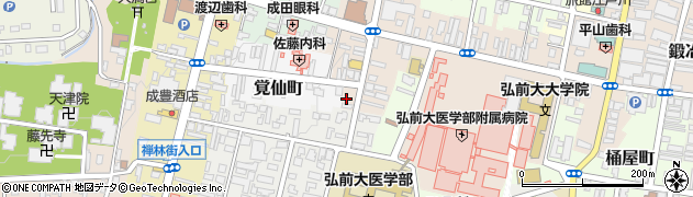 青森県弘前市本町24周辺の地図