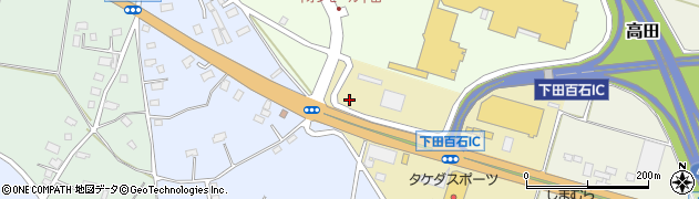 青森県道路公社第二みちのく有料道路下田本線料金所周辺の地図