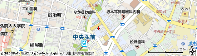 東奥信用金庫本店周辺の地図