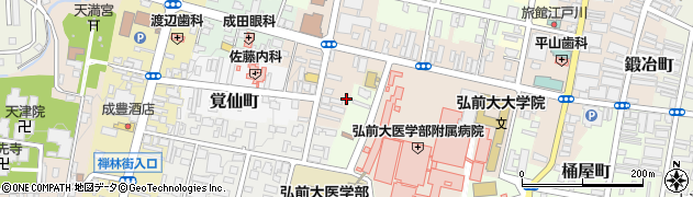 青森県弘前市本町21周辺の地図