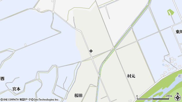 〒036-1324 青森県弘前市龍ノ口の地図