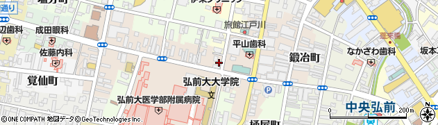 青森県弘前市本町69周辺の地図
