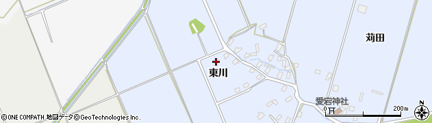 青森県弘前市真土（東川）周辺の地図