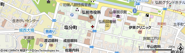 三忠 塩分町分店周辺の地図