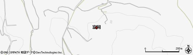 青森県黒石市袋（富岡）周辺の地図