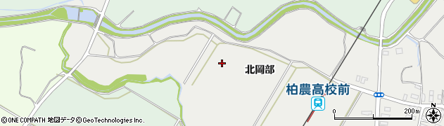 青森県平川市荒田北岡部周辺の地図