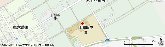 十和田市立十和田中学校周辺の地図