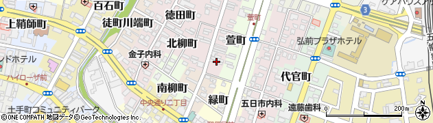青森県弘前市南横町10周辺の地図