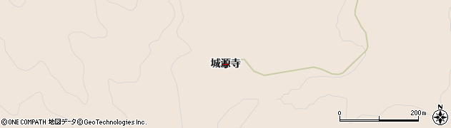 青森県深浦町（西津軽郡）上長慶平（城源寺）周辺の地図