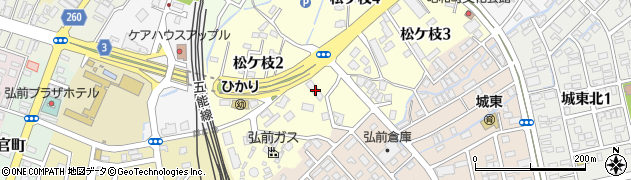 株式会社アクティオ　弘前営業所周辺の地図