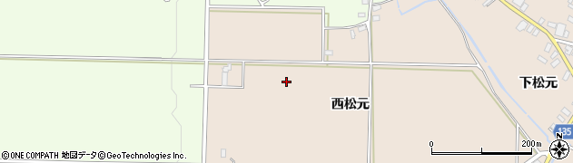 青森県平川市金屋（西松元）周辺の地図