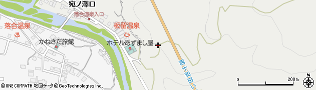 青森県黒石市板留（長坂下）周辺の地図