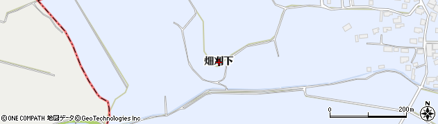 青森県六戸町（上北郡）折茂（畑刈下）周辺の地図