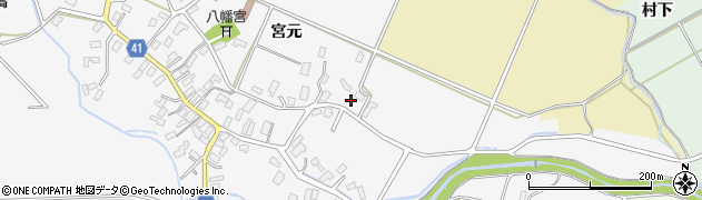 青森県平川市杉館宮元35周辺の地図