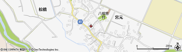 青森県平川市杉館宮元133周辺の地図