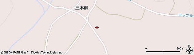 青森県弘前市百沢三本柳23周辺の地図