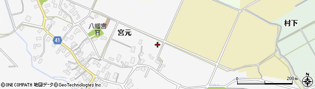 青森県平川市杉館宮元264周辺の地図