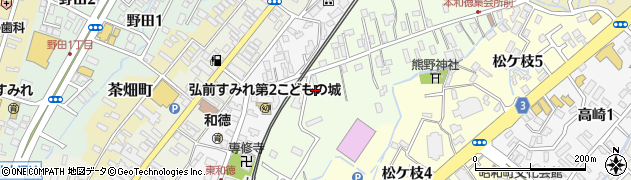 和徳第三幼児公園周辺の地図
