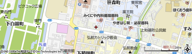 中弘教育会館周辺の地図