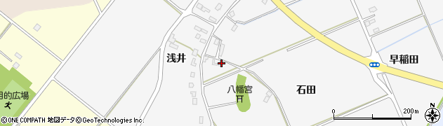 青森県弘前市一町田石田254周辺の地図