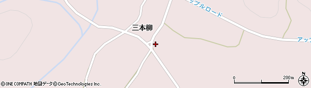青森県弘前市百沢三本柳20周辺の地図
