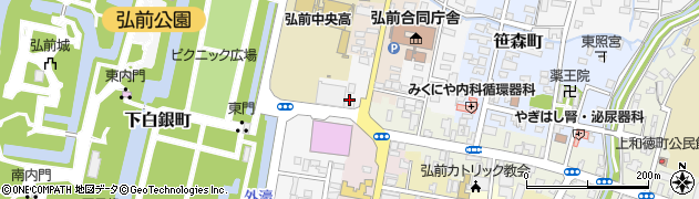 津軽配車センター　協同組合周辺の地図