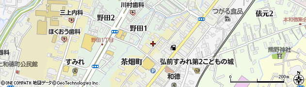 青森県弘前市茶畑町4周辺の地図