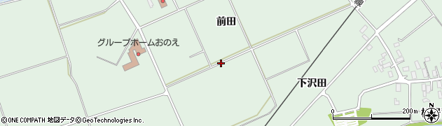 青森県平川市中佐渡（前田）周辺の地図