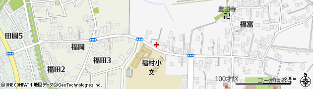 青森県弘前市福村下川原2周辺の地図