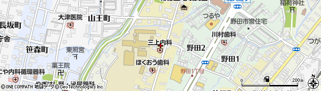 青森県弘前市北横町周辺の地図