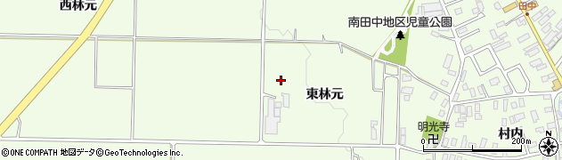 青森県平川市南田中（東林元）周辺の地図