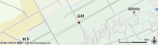 青森県平川市長田（元村）周辺の地図