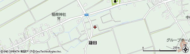 青森県平川市中佐渡鎌田32周辺の地図