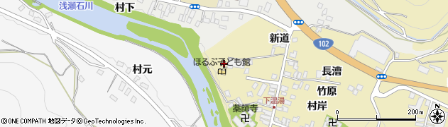 青森県黒石市温湯（派）周辺の地図