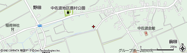 青森県平川市中佐渡鎌田周辺の地図