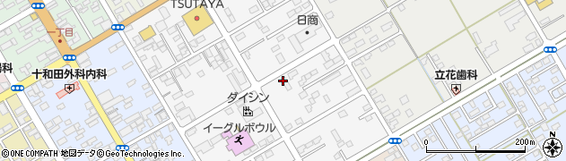 青森県十和田市東四番町周辺の地図