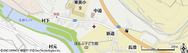 青森県黒石市上山形村岸11周辺の地図