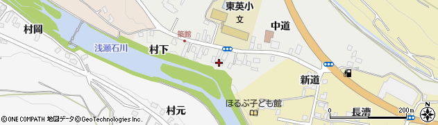 青森県黒石市上山形（築舘）周辺の地図