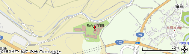 青森県黒石市南中野（上平）周辺の地図