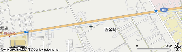青森県十和田市三本木西金崎86周辺の地図