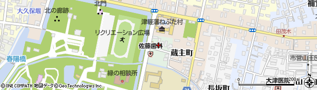 青森県弘前市大浦町7周辺の地図