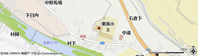 青森県黒石市上山形村岸4周辺の地図